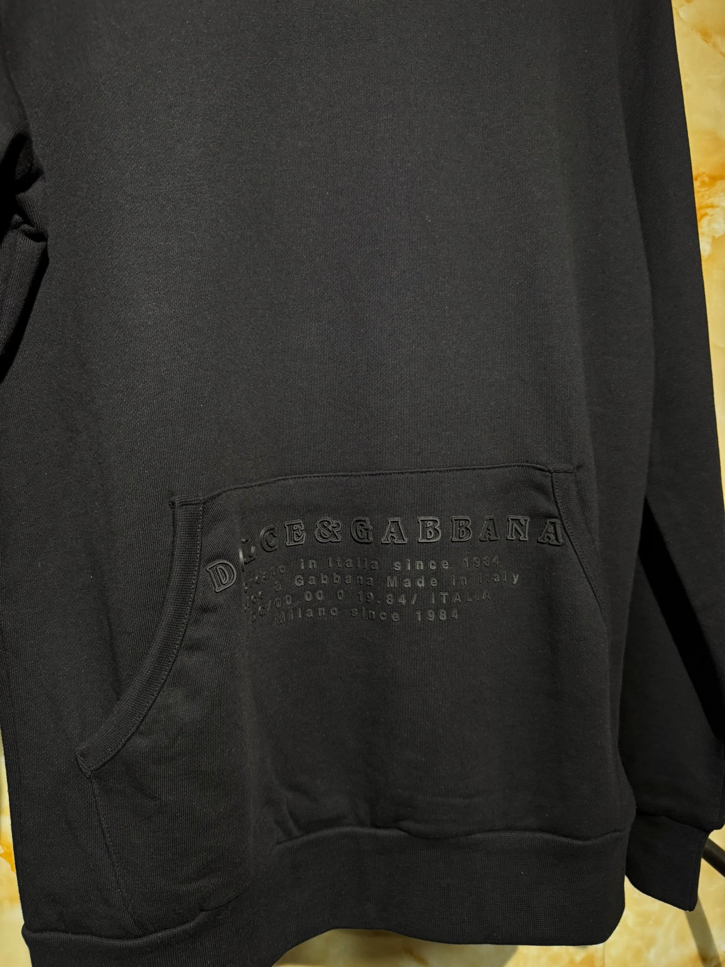 Dolce & Gabbana Hoodies Negra