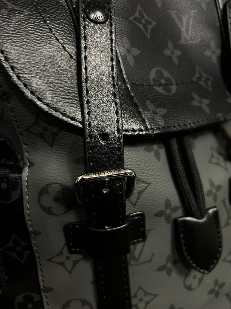 Louis Vuitton Christopher Backpack MM Grey Monogram