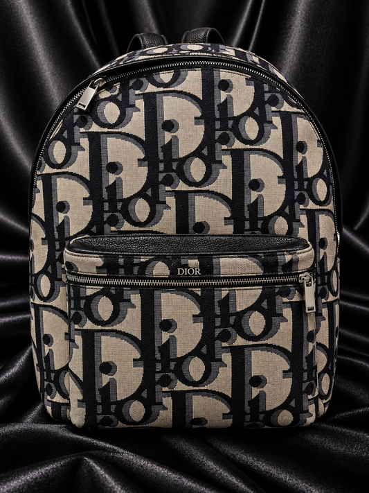 Dior Rider Backpack Jacquard Canvas