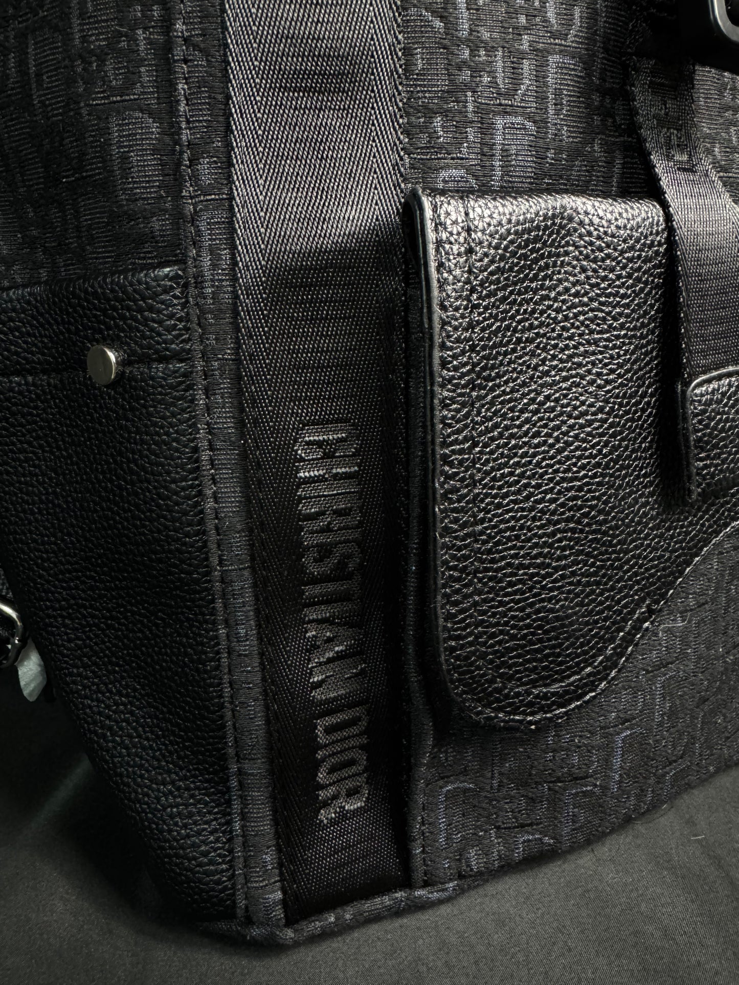 Dior Saddle Backpack Jacquard