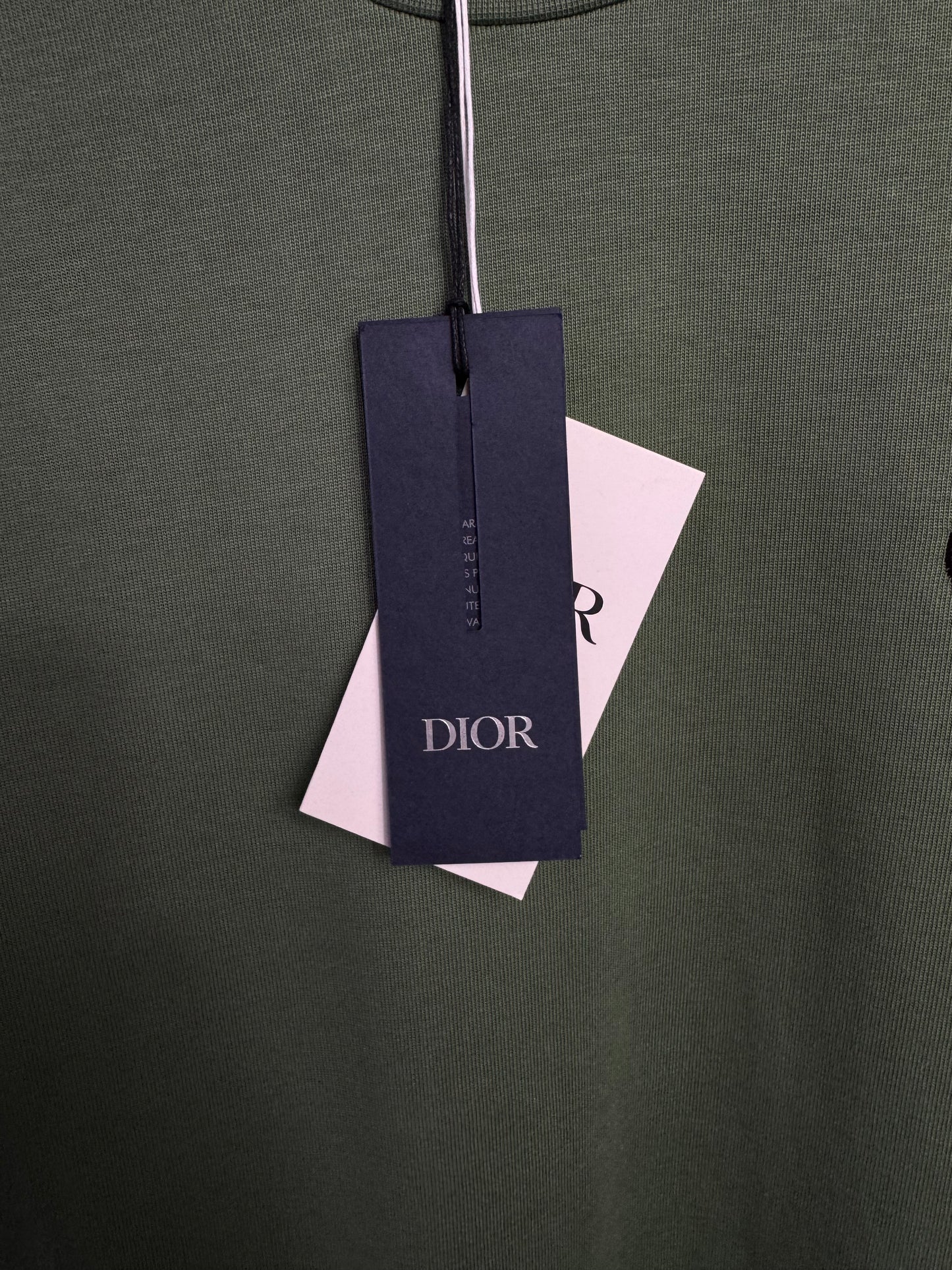 Playera Dior CD Icon Bordado Verde UA