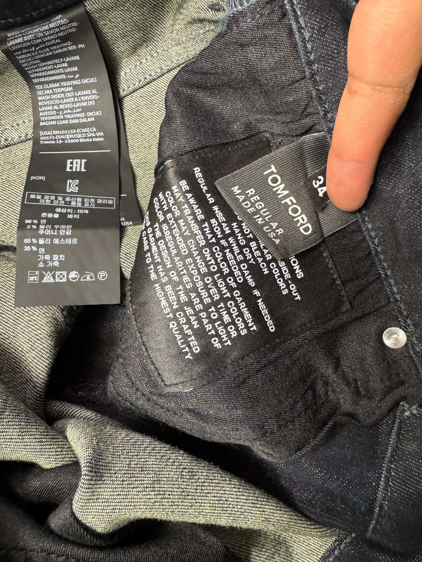 Jeans Tom Ford Azules