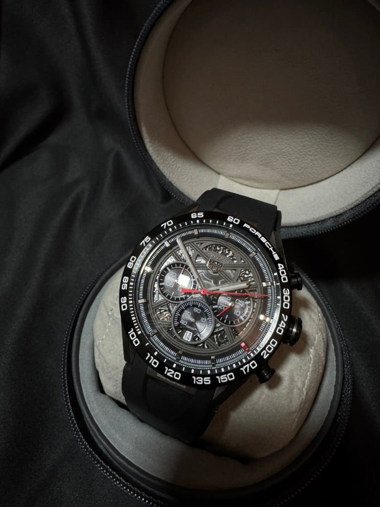 TAG Heuer Carrera Skeleton Black Correa Caucho