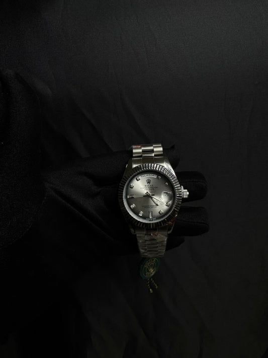 Reloj Rolex Day Date Plata