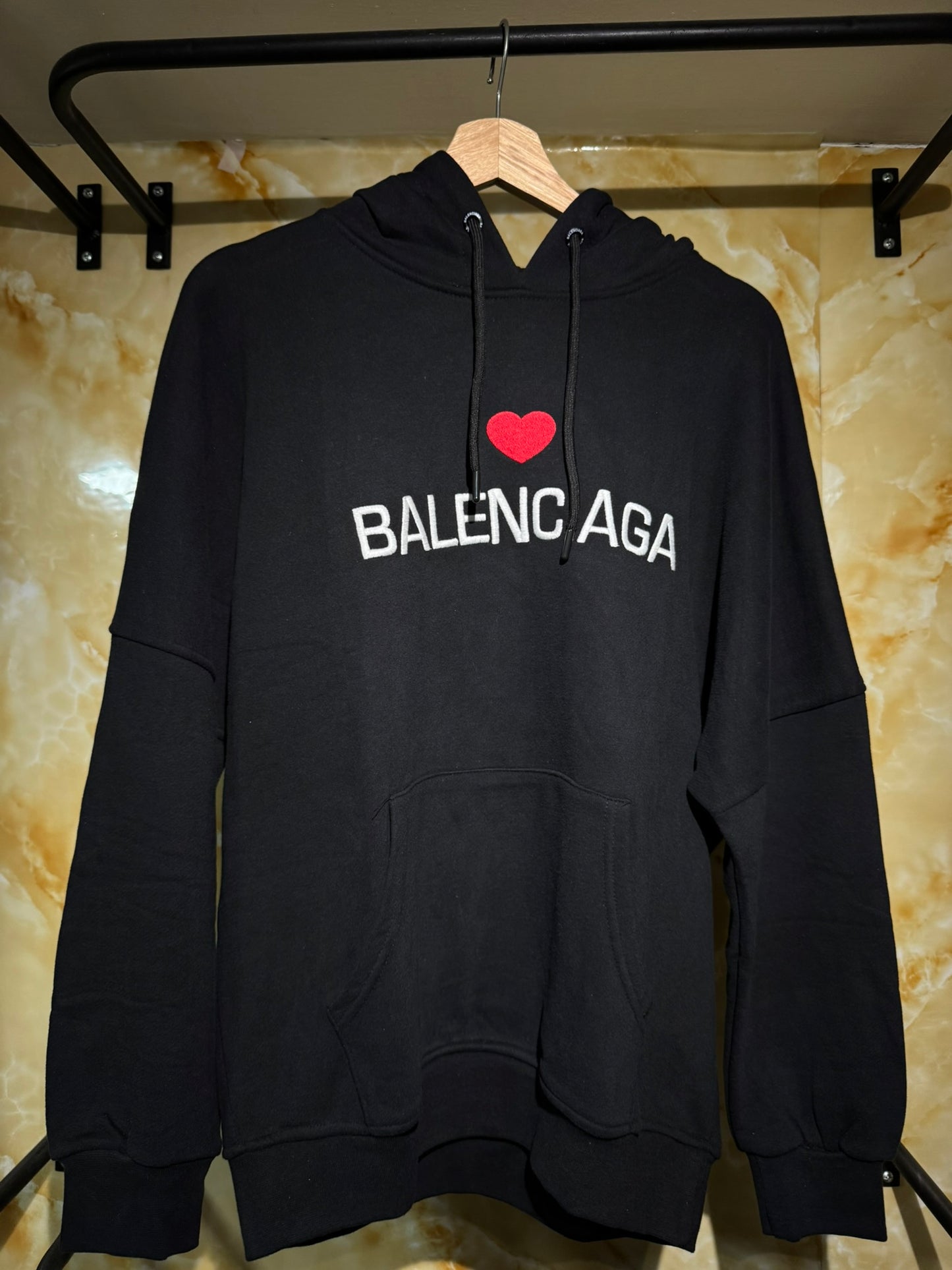 Balenciaga Hoodie Negra