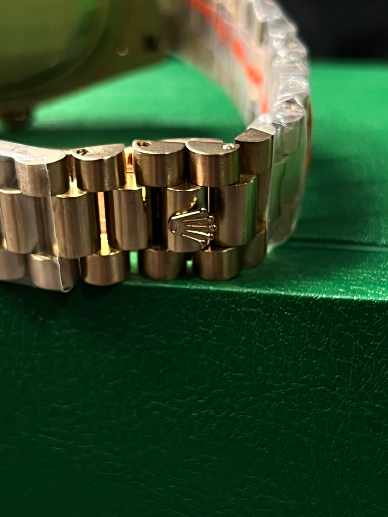 Rolex Day Date Rose Gold Olive Dial