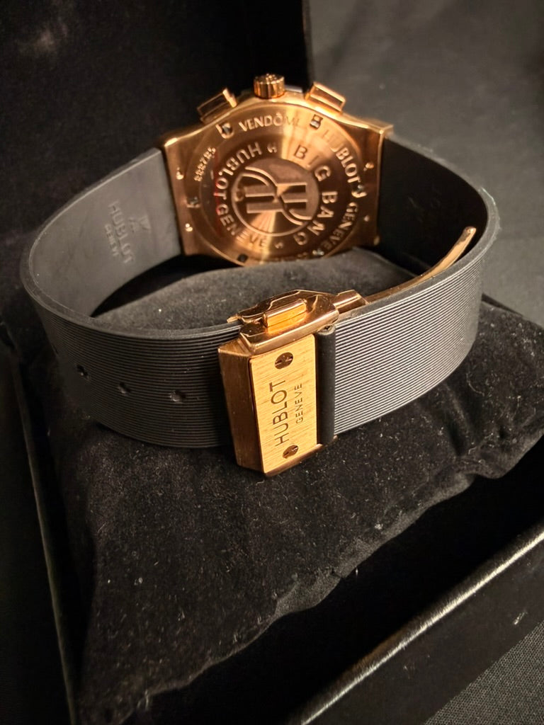 Hublot Classic Fussion Chrono Rose Gold Caucho