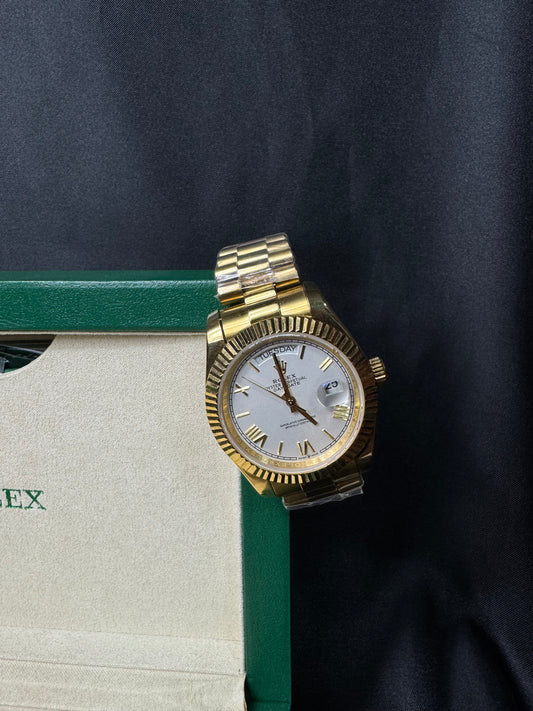 Rolex – Day-Date Yellow Gold White Dial