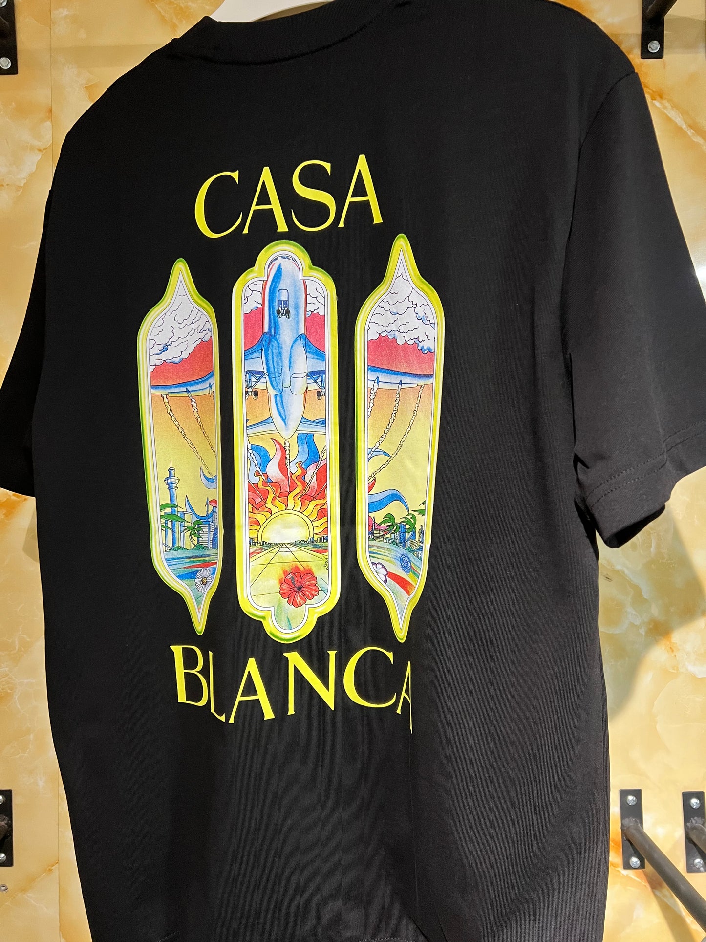 Playera Casa Blanca Negra Diseño Artístico