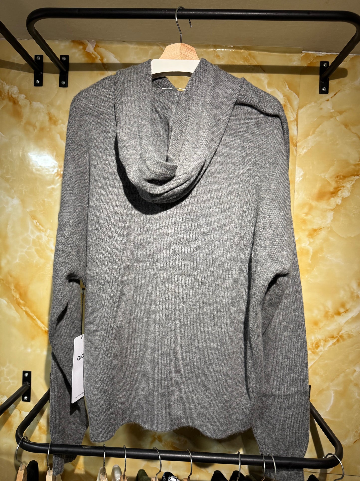 Alo Scholar Hooded Sweater Gris