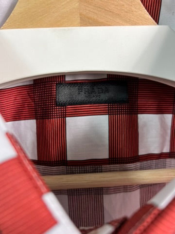 Camisa Prada Roja Cuadros UA