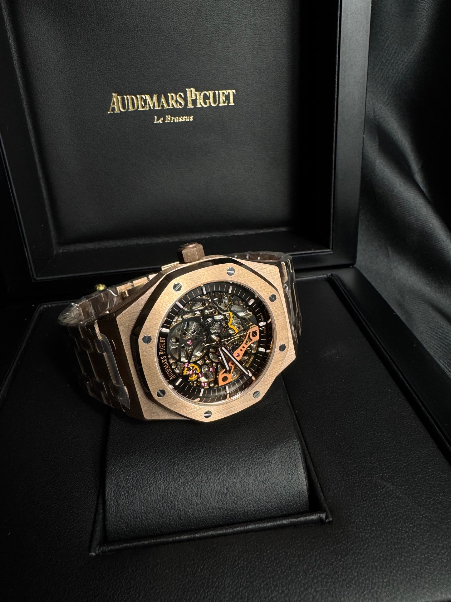 AP Royal Oak Double Balance Wheel Openworked Rose Gold