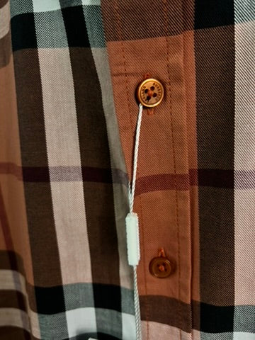 Camisa Burberry Clasica Naranja UA