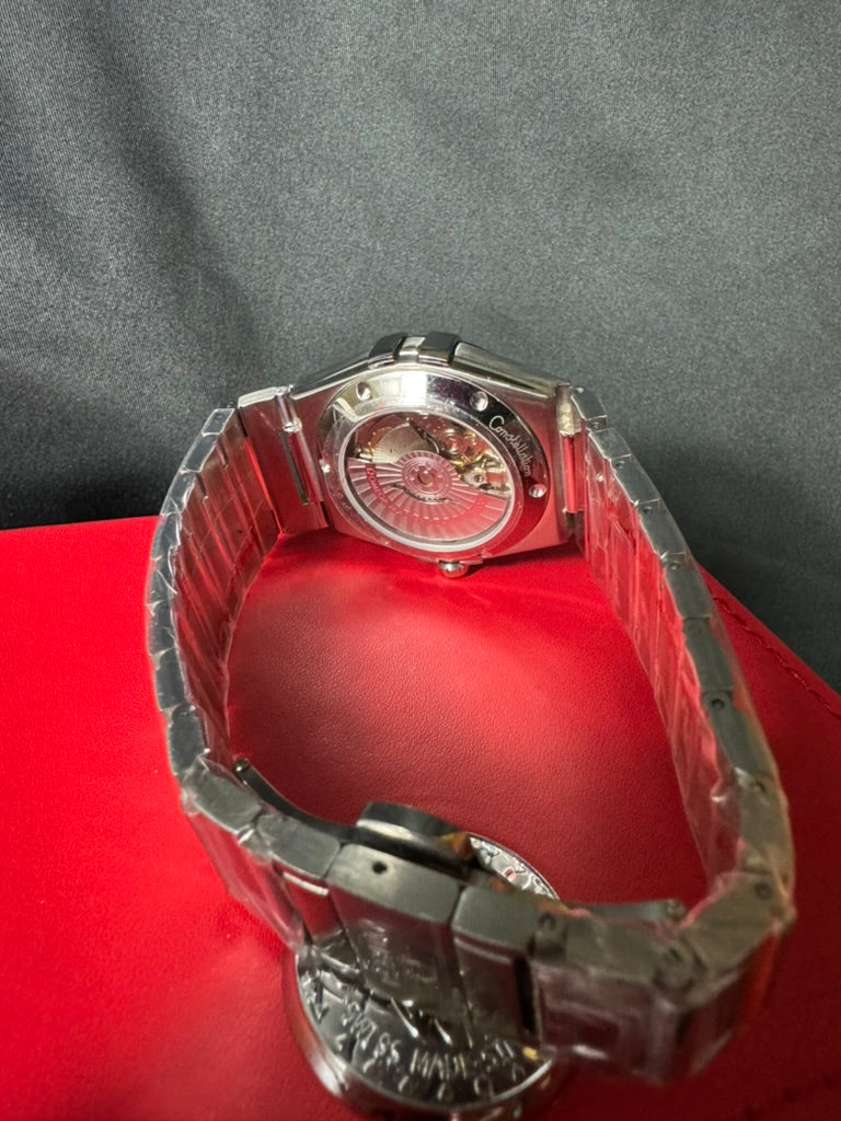 Omega Constellation Black/ Acero