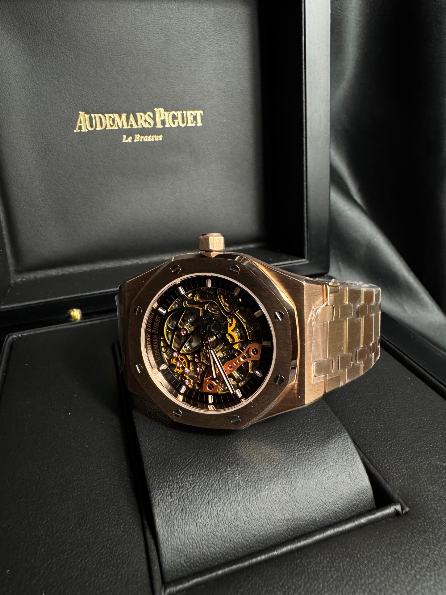 AP Royal Oak Double Balance Wheel Openworked Rose Gold