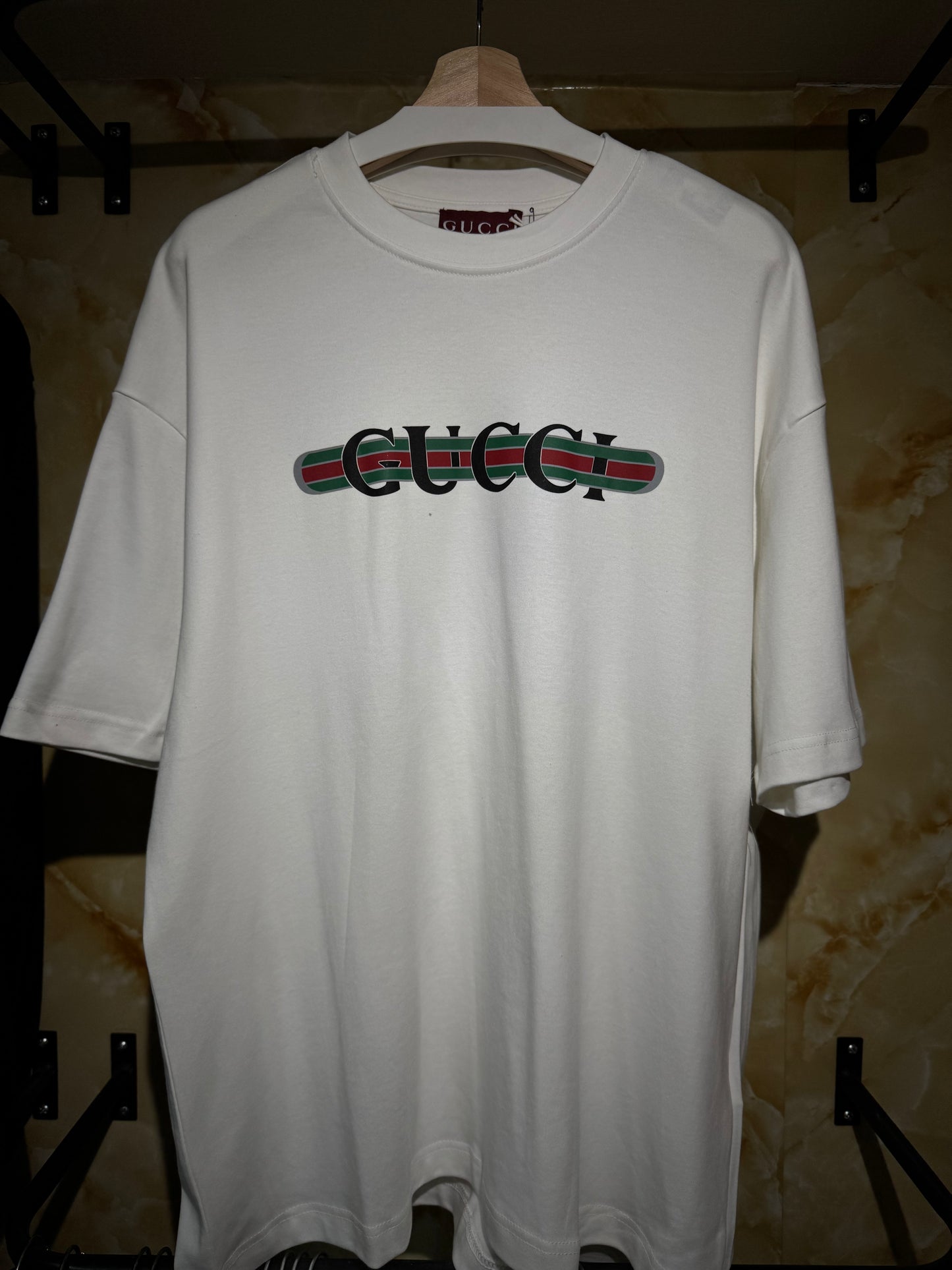 Gucci “Web Stripe Logo T-Shirt”