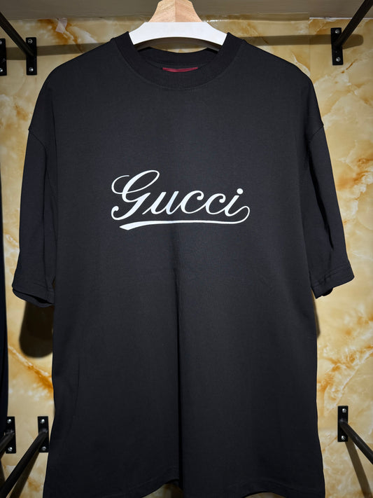 Gucci “Vintage Script Logo T-Shirt”