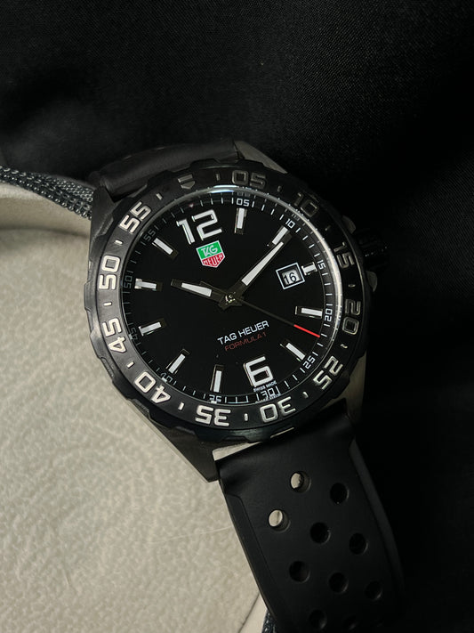 Tag Heuer F1 Negro/Caucho