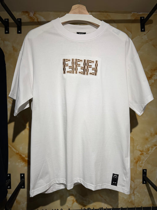 Fendi “FF Embroidered Logo T-Shirt”