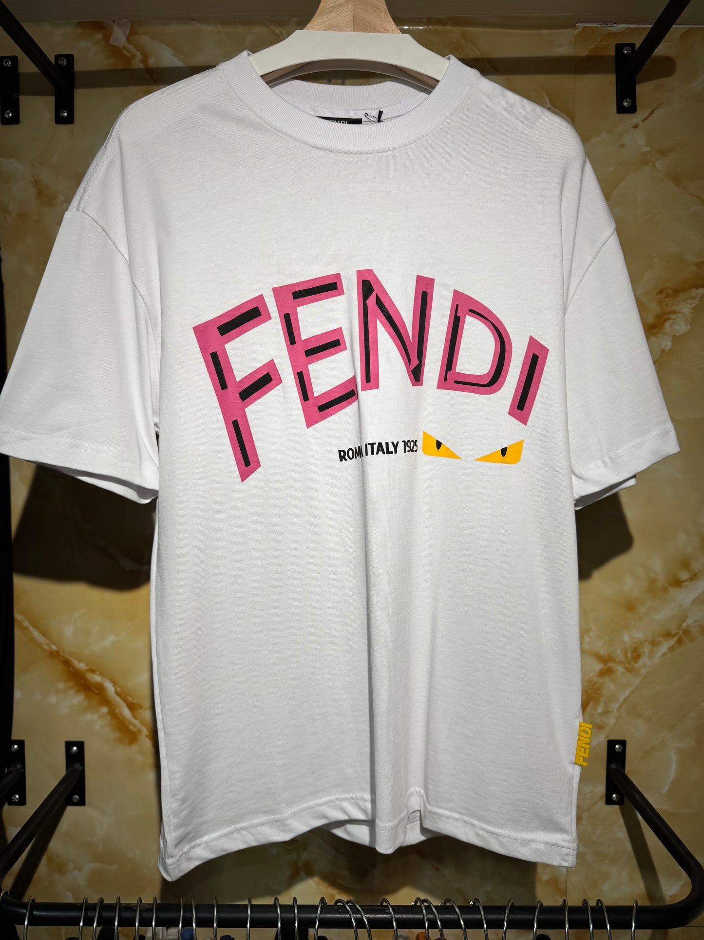Fendi Eyes Logo T-Shirt