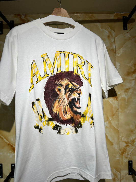 Amiri Roaring Lion Tee Blanca