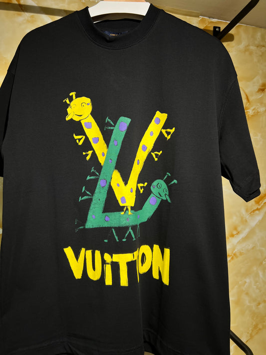 Louis Vuitton Giraffe Tee Negra