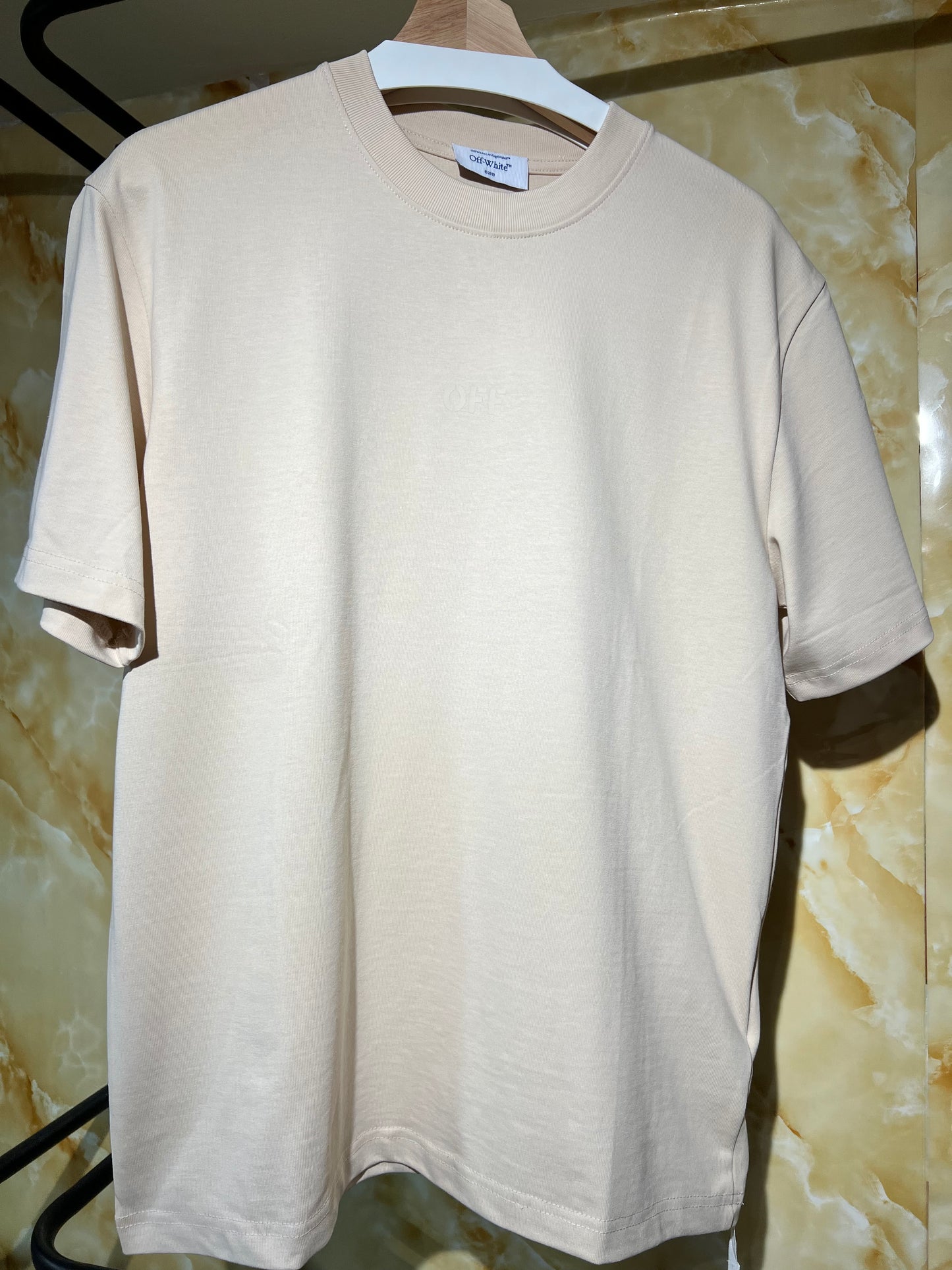 Off-White Tone-on-Tone Arrows Tee Beige