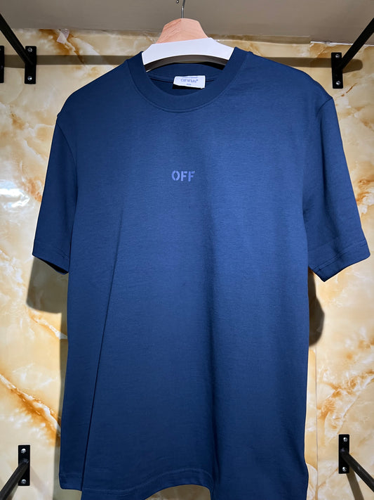 Off-White Monochrome Arrows Tee Azul Marino