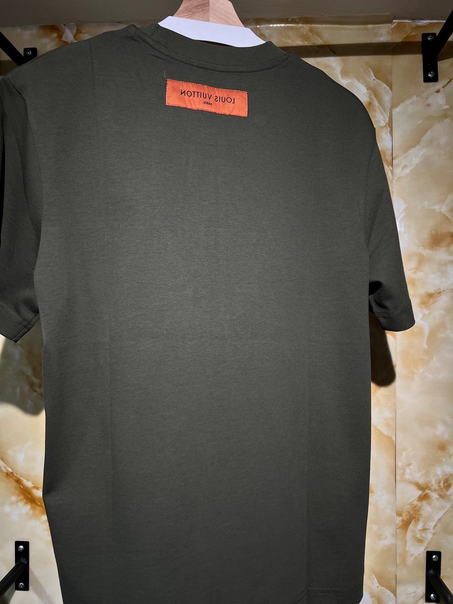 Louis Vuitton Embossed Tee Verde Oliva