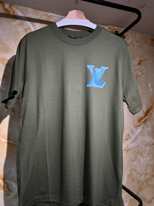 Louis Vuitton Monogram Tee Verde Oliva