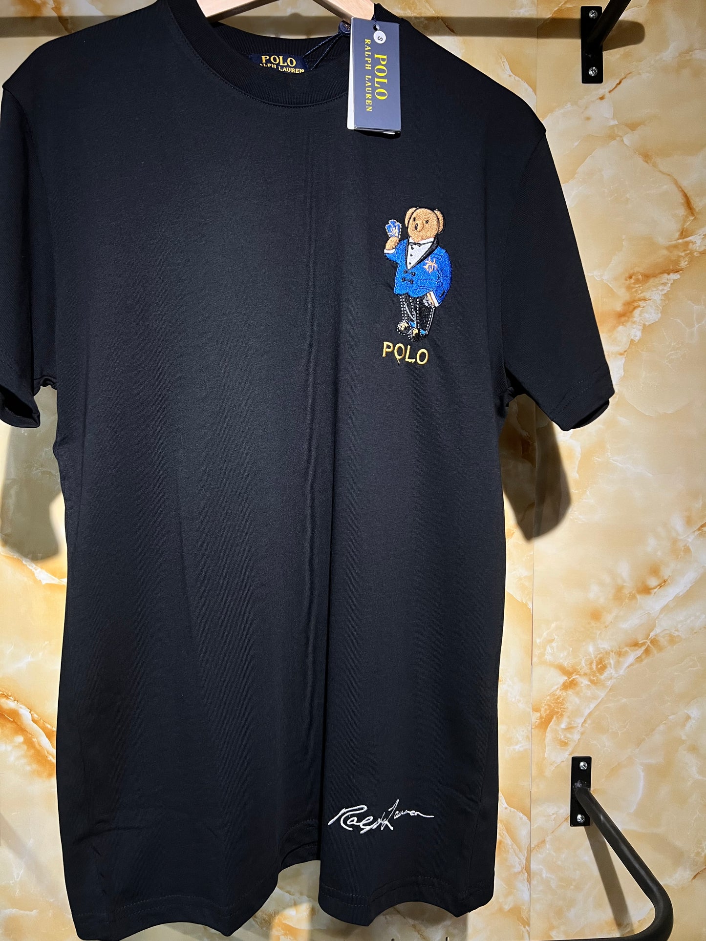 Polo “Casino Bear” Tee Negra