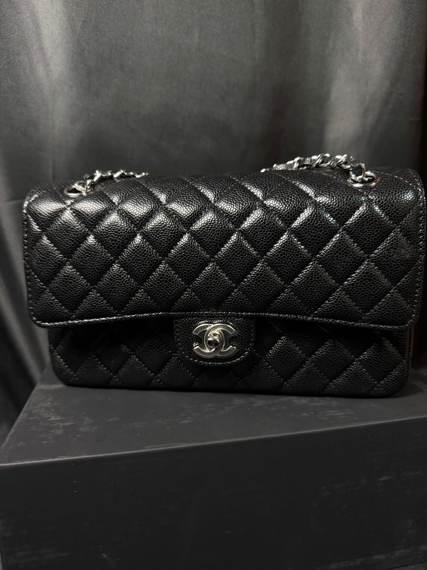 Channel Bolso Black Classic Caviar
