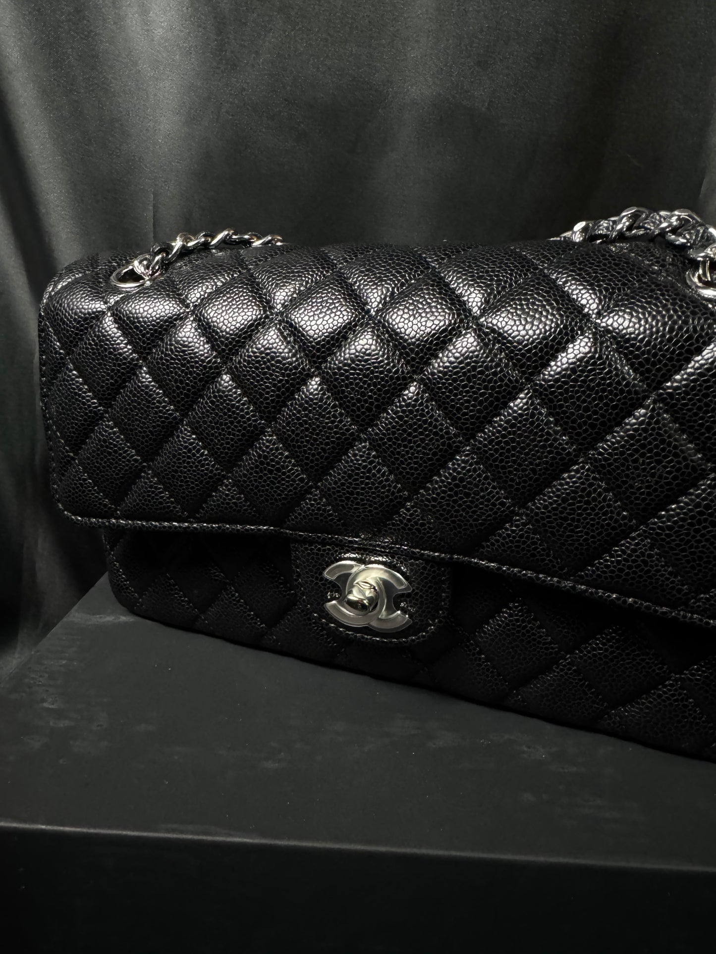 Channel Bolso Black Classic Caviar