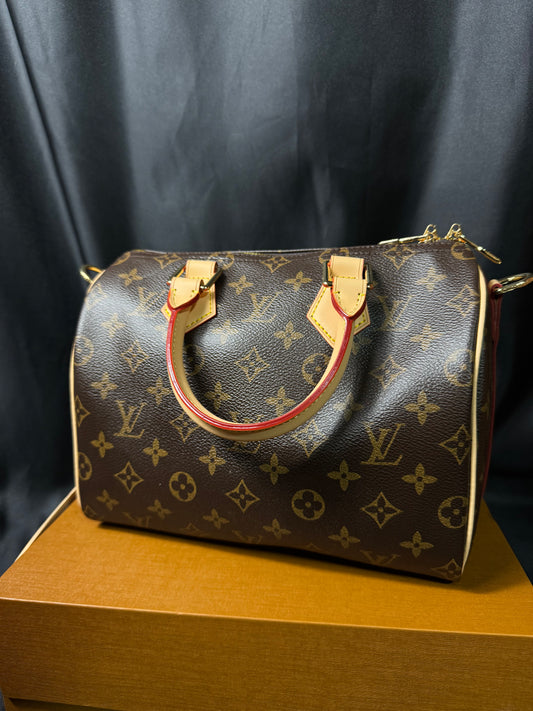 Louis Vuitton Speedy 25 Brown Classic Monogram