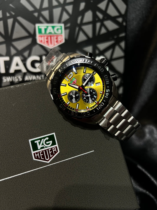 TAG Heuer Formula 1 Chronograph Acero Amarillo