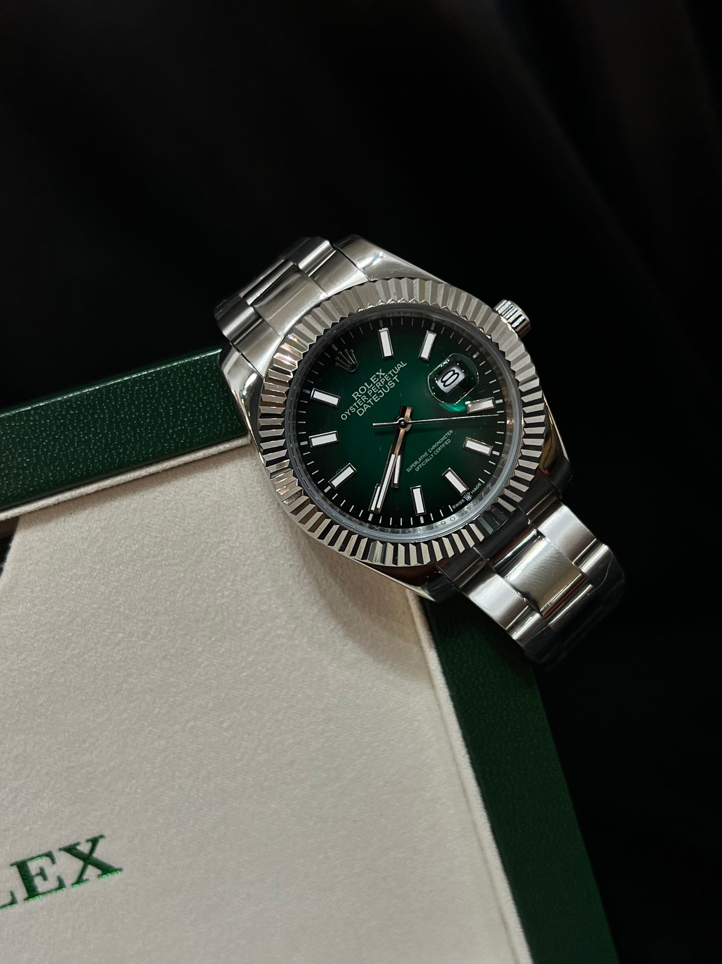 Rolex Date Just Verde Sombreado 2026