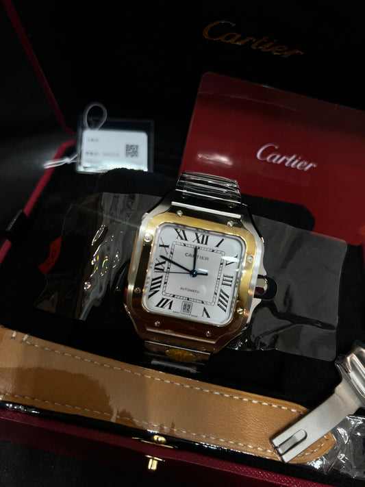 Cartier Santos Dos Tonos Suizo