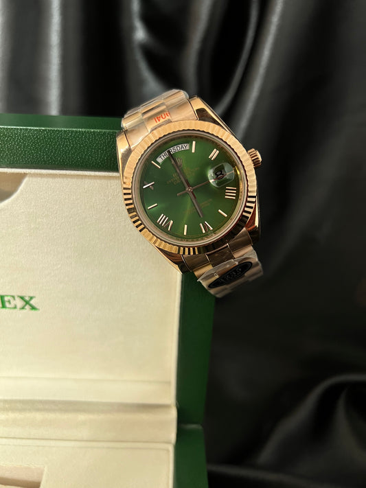 Rolex Day date Gold Olive