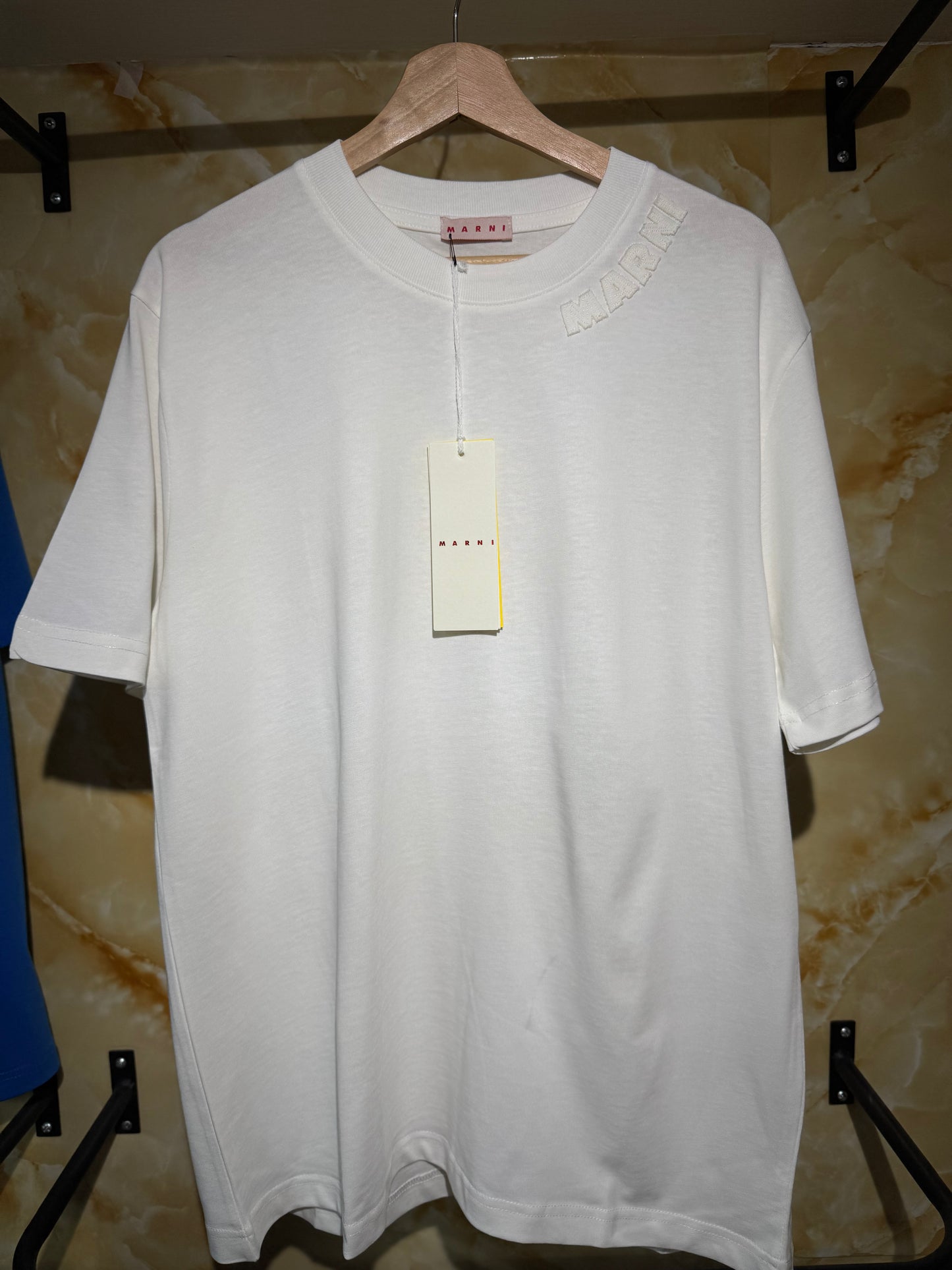 Marni Classic Blanca Logo Bordado
