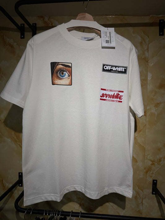 Off-White – Graphic Patchwork Eye Tee