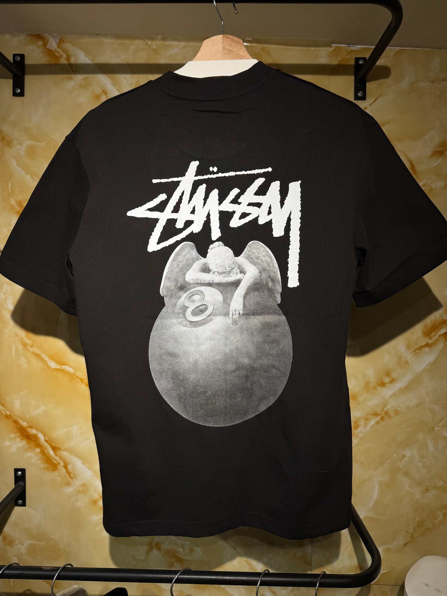 STÜSSY – Ángel Blanco Black Tee