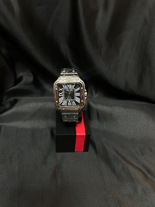 Cartier Santos Negro Acero AA