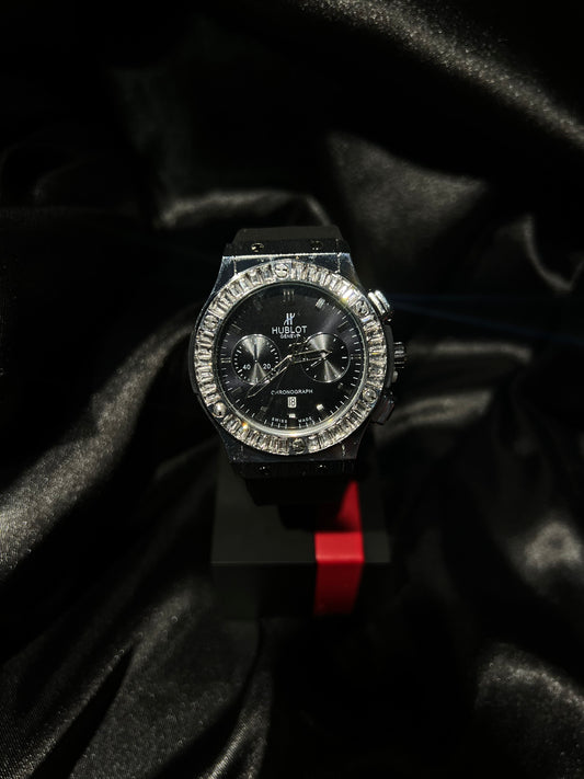 Hublot Cronograph Acero Negro  AA