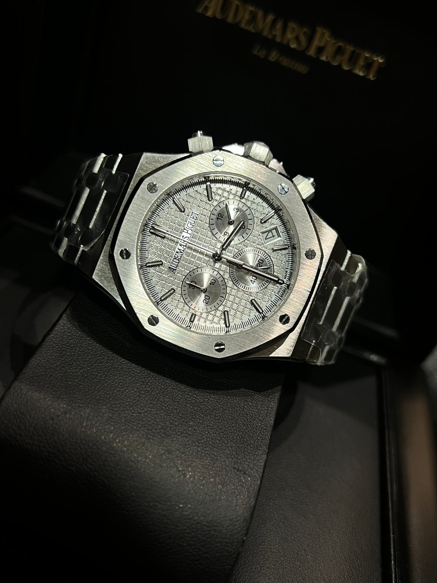 AP Royal Oak Chronograph Blanco