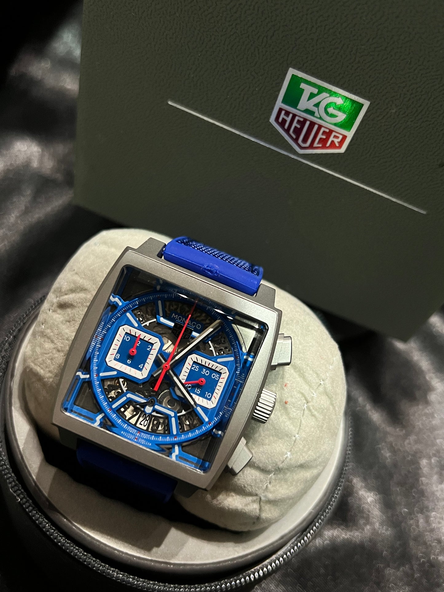 Tag Heuer Monaco Titanio Azul Marino