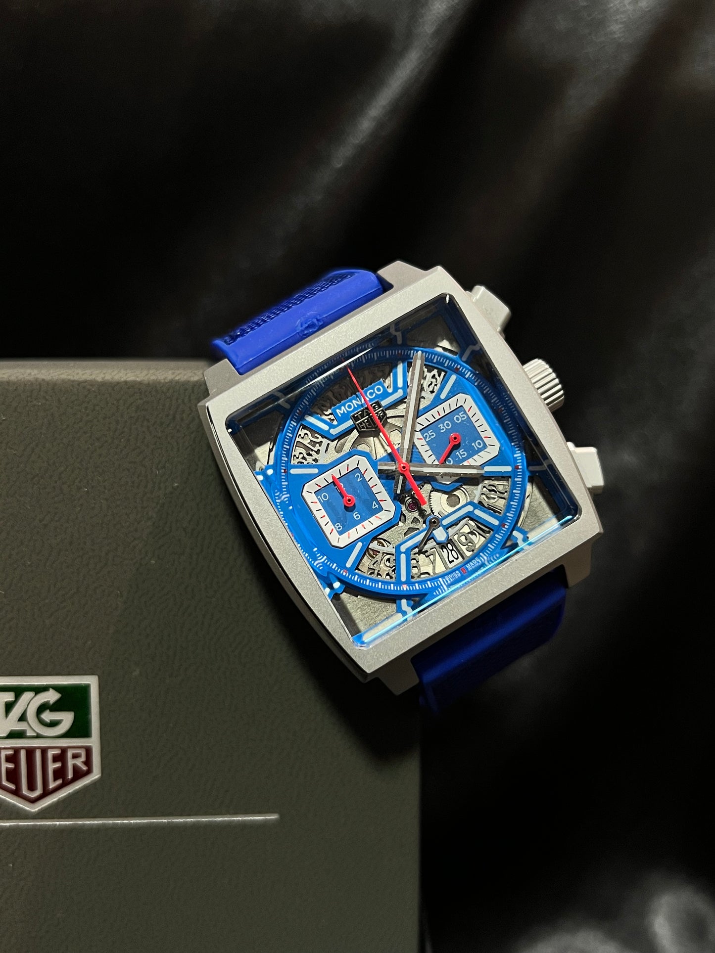 Tag Heuer Monaco Titanio Azul Marino