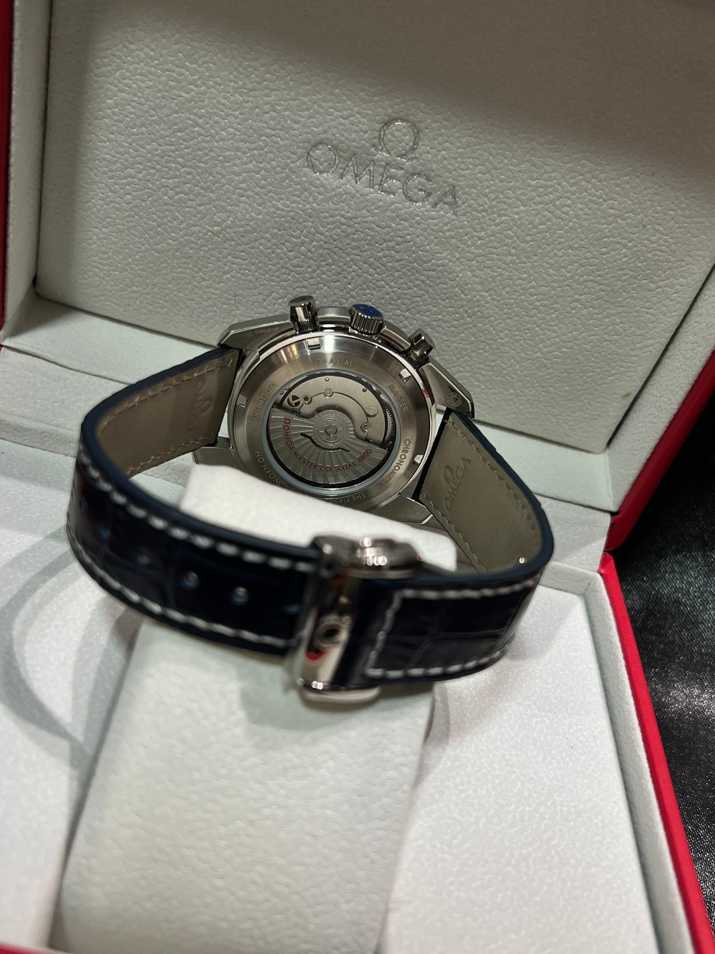 Omega SpeedMaster Moonphase Azul