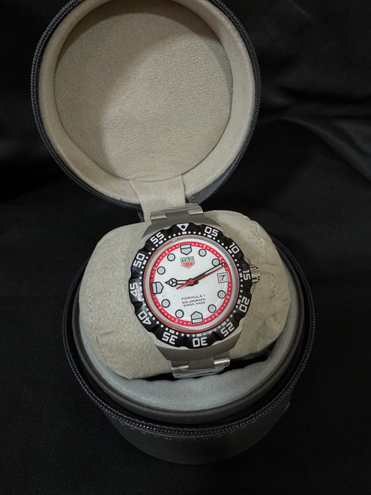 TAG Heuer Formula 1 Solargraph Negro y Blanco Acero