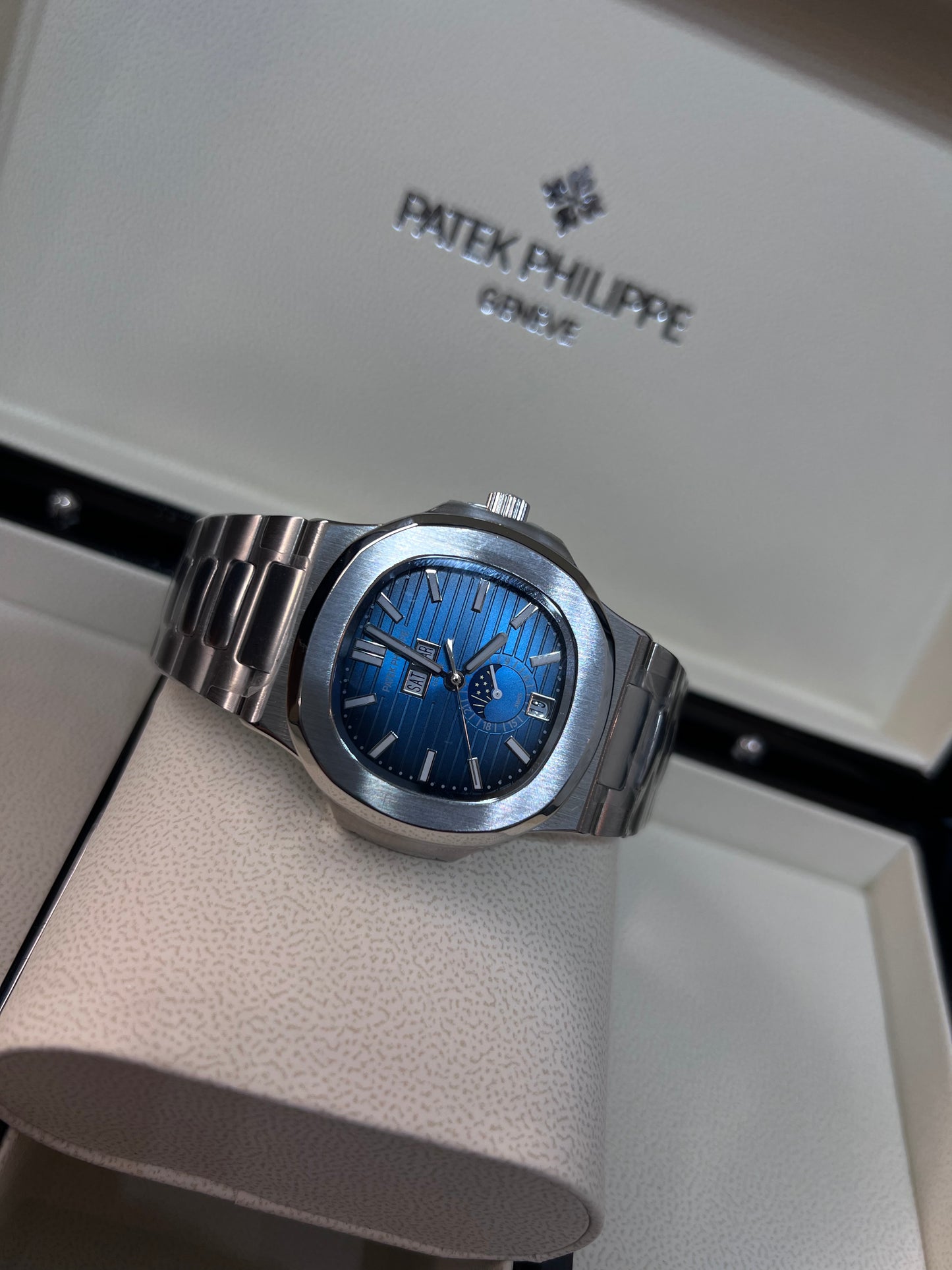 Patek Philippe Nautilus Anual Calendar Azul