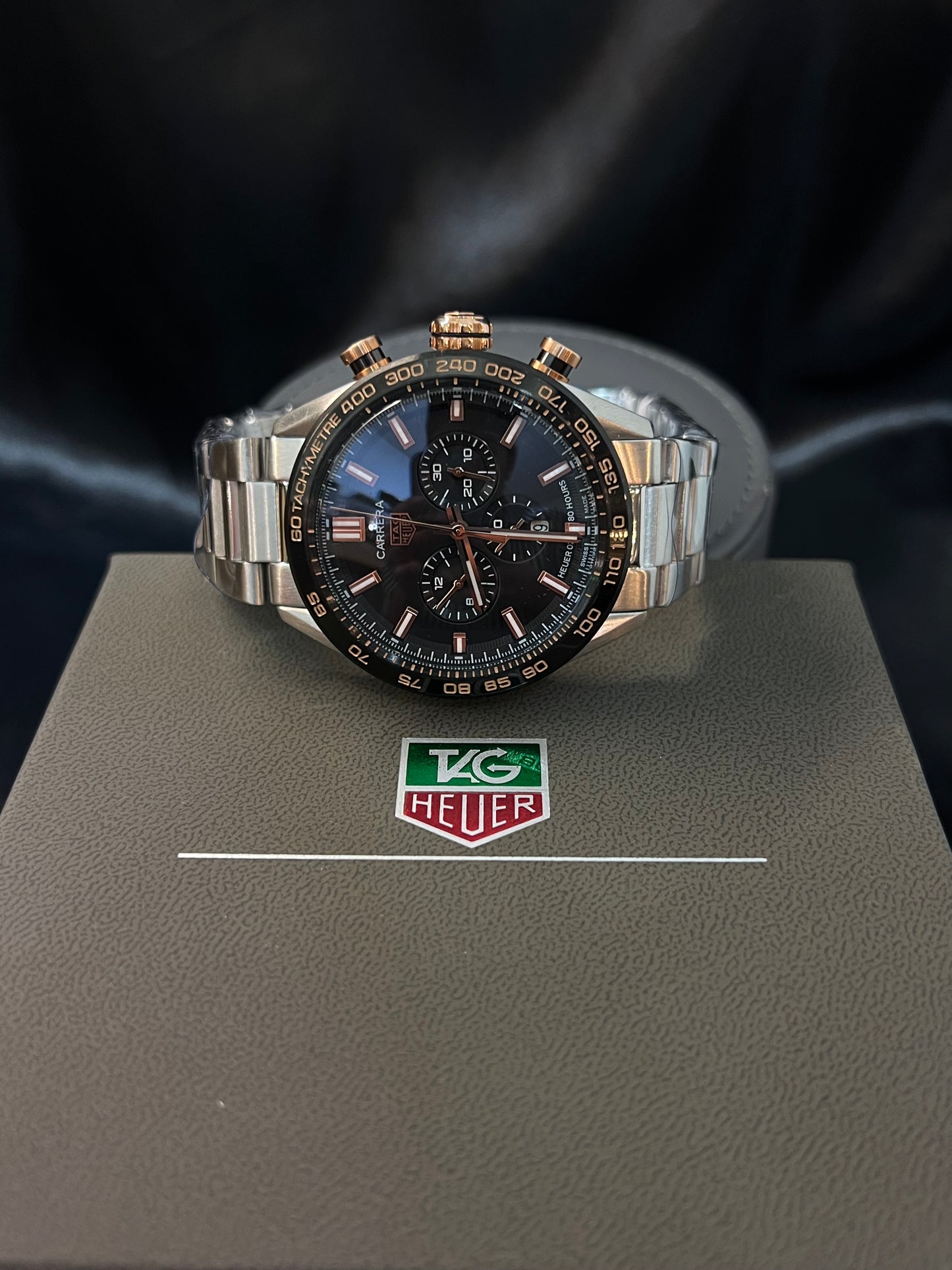 TAG Heuer Carrera Chronograph Negro con Dorado